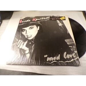 Linda Ronstadt Mad Love Vinyl LP 1980 Asylum 5E-510 Rock New Wave Record